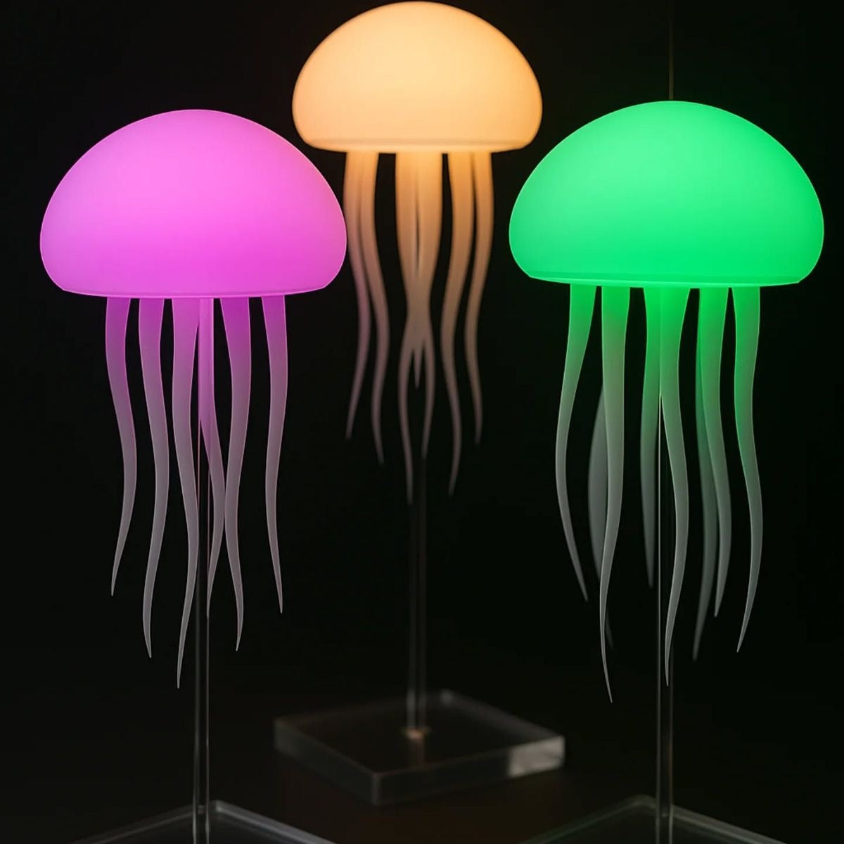 Jellyfish Lamp LED – Lampada Notturna Acquario Realistica per Relax e Atmosfer